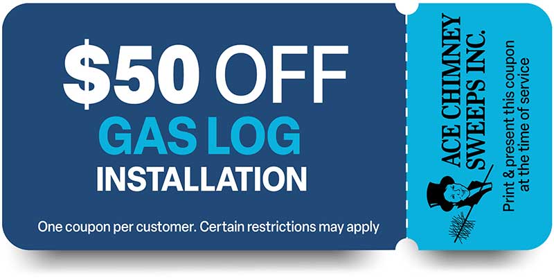 $50 OFF Gas Log Installation